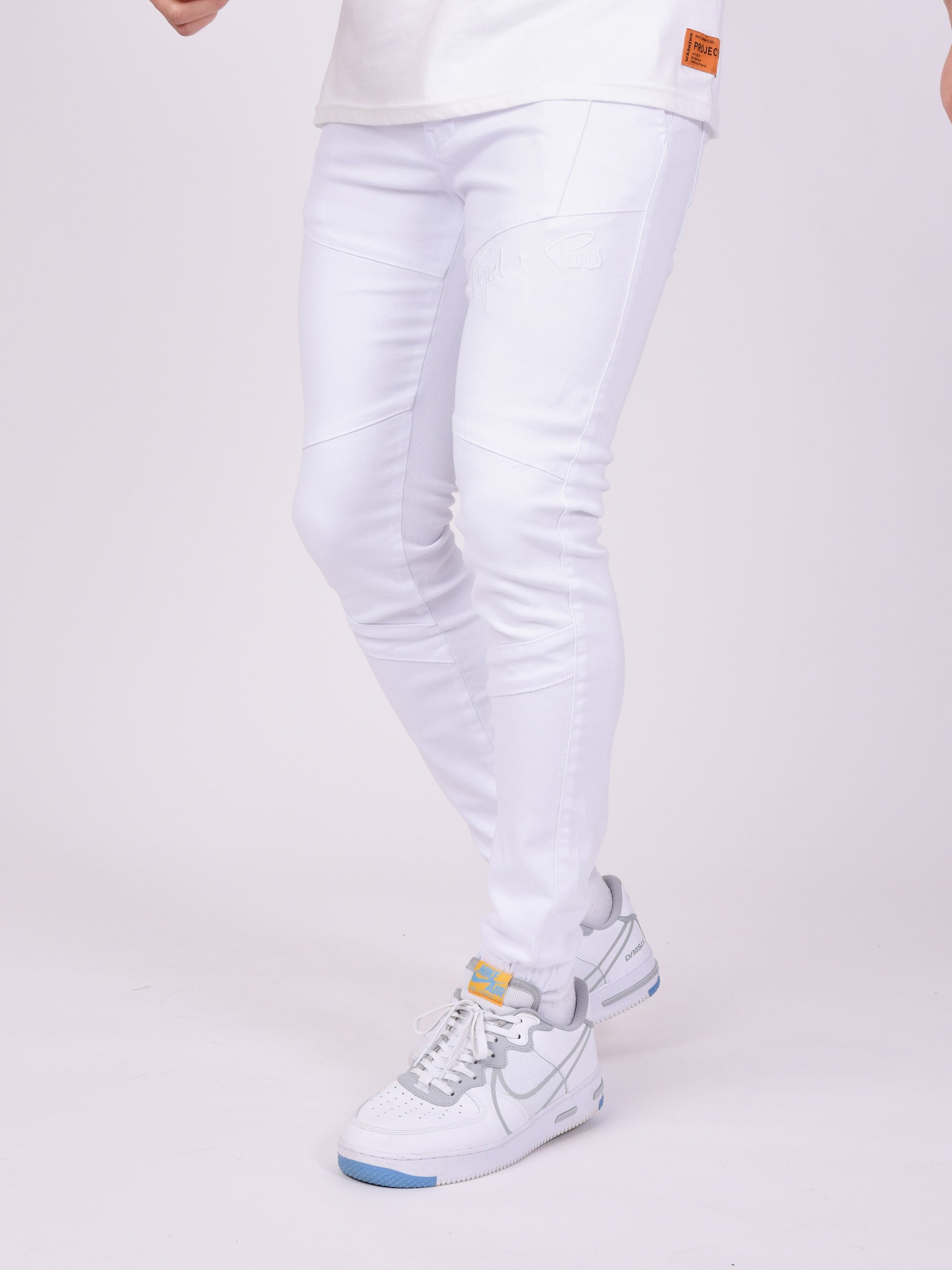 Pantalon skinny basic coutures apparentes