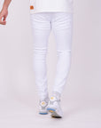 Pantalon skinny basic coutures apparentes