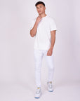 Pantalon skinny basic coutures apparentes
