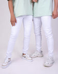 Pantalon skinny basic coutures apparentes